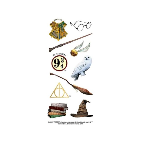 Harry Potter Gryffindor Hardcover Journal and Pen Set with Icon Stickers - Picture 9 of 9